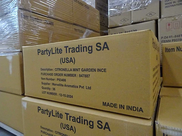 Partylite - p93466 - citronella mint garden incense - set (576x) - afbeelding 3 van  4