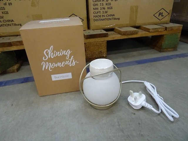 Partylite - p93572u - scentglow warmer - modern circles (144x) - afbeelding 1 van  4