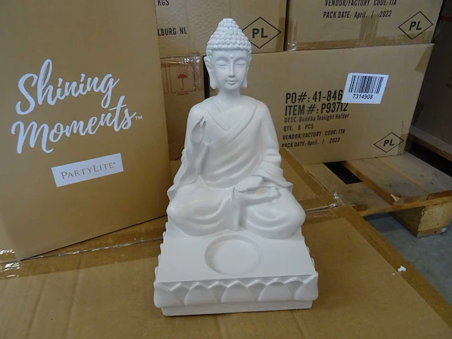 Partylite - p93712 - buddha tealight holder (96x) - afbeelding 2 van  5