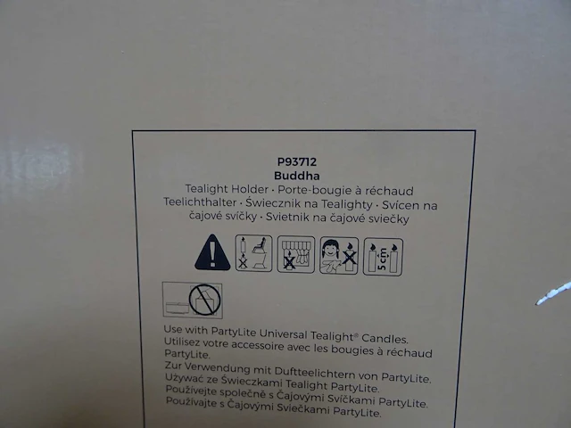 Partylite - p93712 - buddha tealight holder (96x) - afbeelding 2 van  4