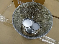Partylite - p93762 - opaline mosaic hurricane (180x) - afbeelding 2 van  5