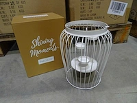 Partylite - p93773 - white curved lantern (96x) - afbeelding 1 van  4