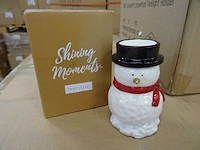 Partylite - p93782 - snowdrift snowman tealight holder (48x)