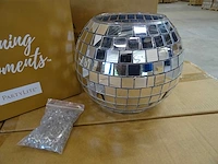 Partylite - p93786 - sparkling disco ball hurricane (72x) - afbeelding 2 van  7