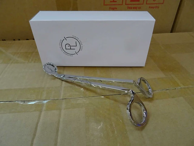 Partylite - p93800 - chrome candle wick snipper (1386x) - afbeelding 1 van  5