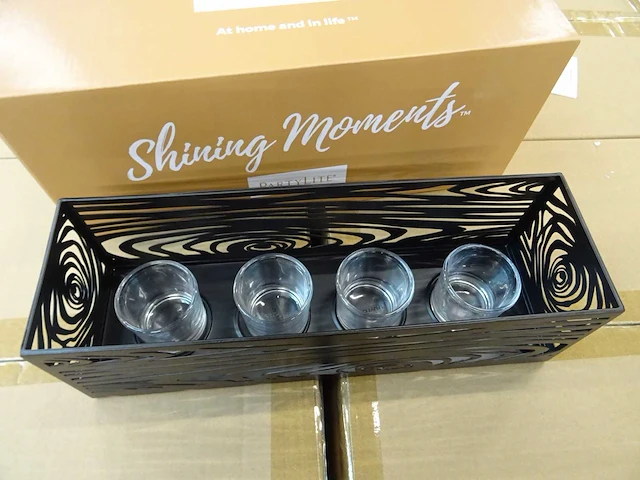 Partylite - p93831 - wood grain centerpiece (144x) - afbeelding 2 van  4