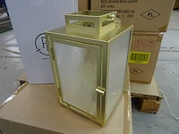 Partylite - p93895 - brushed brass lantern (64x) - afbeelding 2 van  6