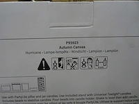 Partylite - p93923 - autumn canvas hurricane (80x) - afbeelding 4 van  7