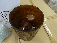 Partylite - p93923 - autumn canvas hurricane (96x) - afbeelding 2 van  6