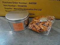 Partylite - p93m709 - peach honey citronella incense cones (1344x) - afbeelding 1 van  4
