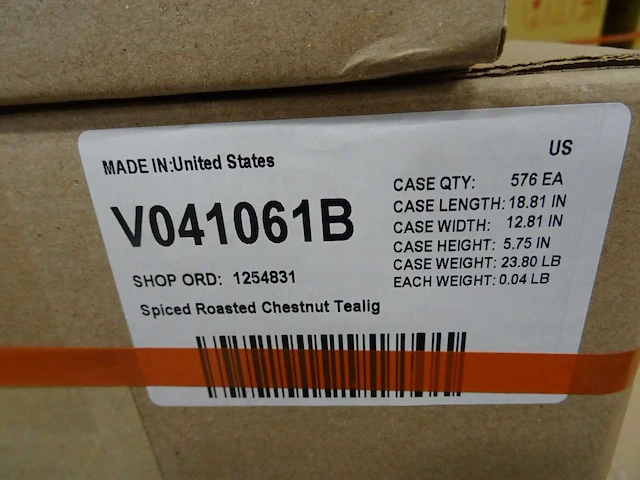 Partylite - v041061b - spiced roasted chestnut tealight (4032x) - afbeelding 2 van  3