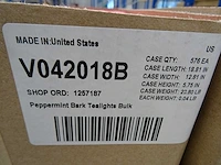 Partylite - v042018b - peppermint bark tealight (1152x) - afbeelding 3 van  3