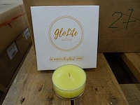 Partylite - v09811 - glolite wild lemongrass citronella large tealight 4pc (360x)