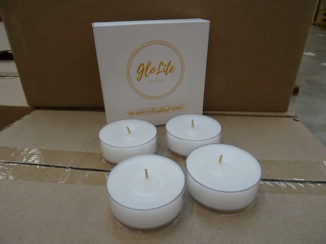 Partylite - v09821 - glolite fig fatale large tealights set (288x) - afbeelding 1 van  2