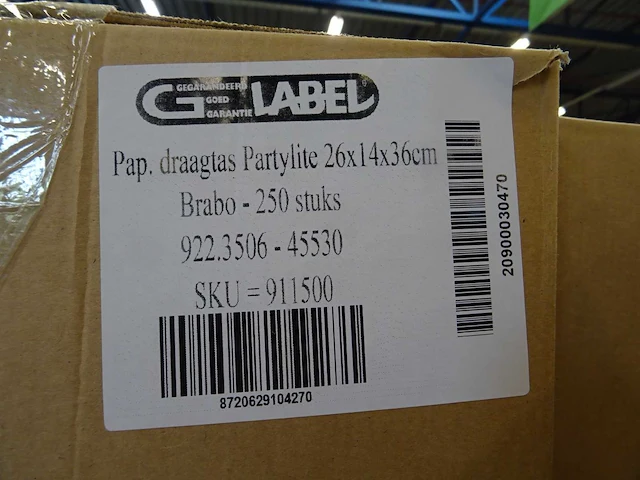 Partylite paper bag (7500x) - afbeelding 2 van  3