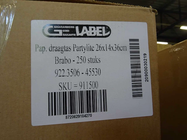 Partylite paper bag (7500x) - afbeelding 2 van  3