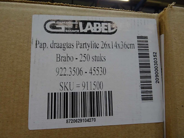 Partylite paper bag (7500x) - afbeelding 2 van  4