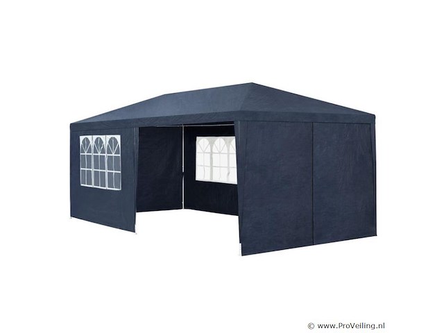 Partytent 3 x 6m blauw - afbeelding 1 van  13