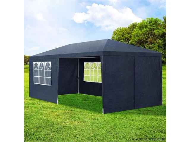 Partytent 3 x 6m blauw - afbeelding 6 van  13