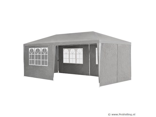 Partytent 3 x 6m grijs - afbeelding 1 van  13