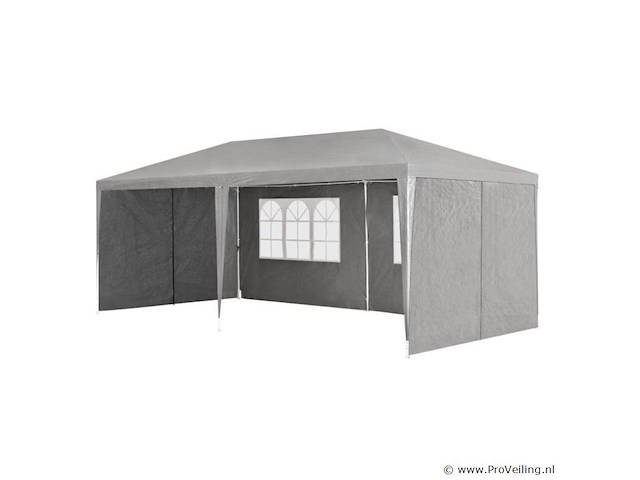 Partytent 3 x 6m grijs - afbeelding 11 van  13