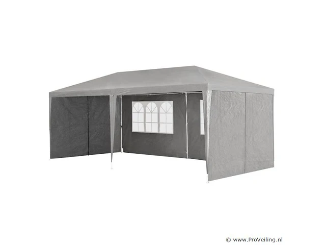 Partytent 3 x 6m grijs - afbeelding 11 van  13