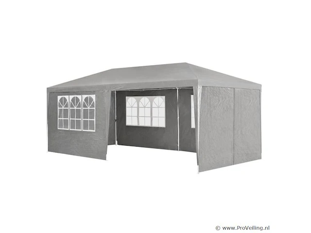Partytent 3 x 6m grijs - afbeelding 1 van  13