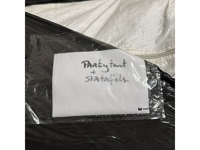 Partytent en 2x statafel - afbeelding 2 van  4