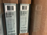 Pasa cuadra qp-l120-mb douche nisdeur - afbeelding 2 van  3