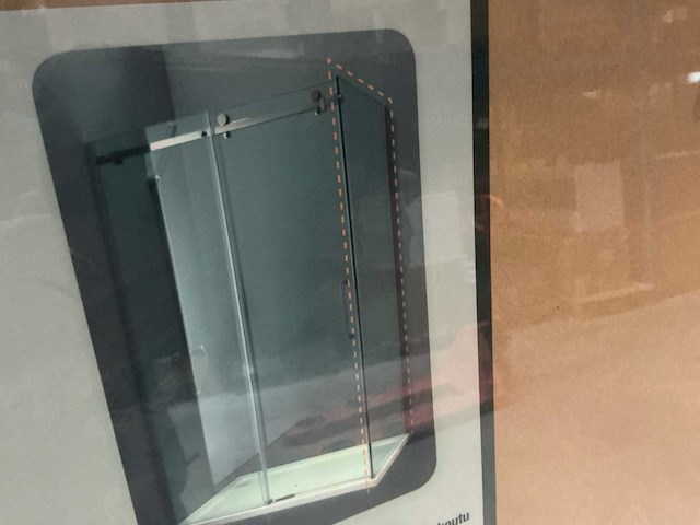 Pasa mb-p80-cr douche zijwand 80cm - afbeelding 3 van  4