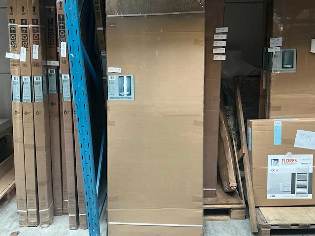 Pasa qp-p80-mb douche zijwand 80cm - afbeelding 2 van  3