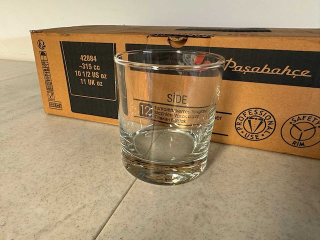 Pasabahce - 31.5 cl - doos tumbler glazen (4x) - afbeelding 2 van  3