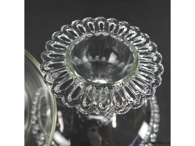 Pasabahce patisserie kristallen taartplateau met stolp - afbeelding 5 van  5