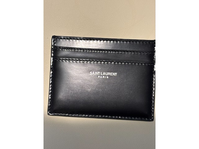 Pasjeshouder, saint laurent paris, zwart - afbeelding 1 van  7