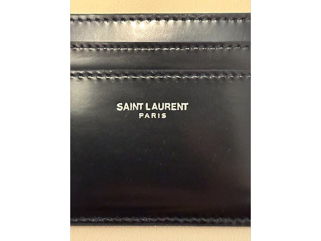 Pasjeshouder, saint laurent paris, zwart - afbeelding 2 van  7