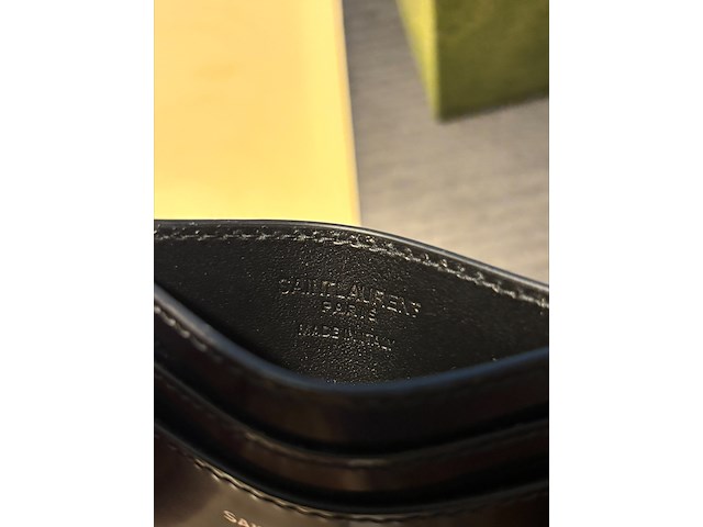 Pasjeshouder, saint laurent paris, zwart - afbeelding 4 van  7
