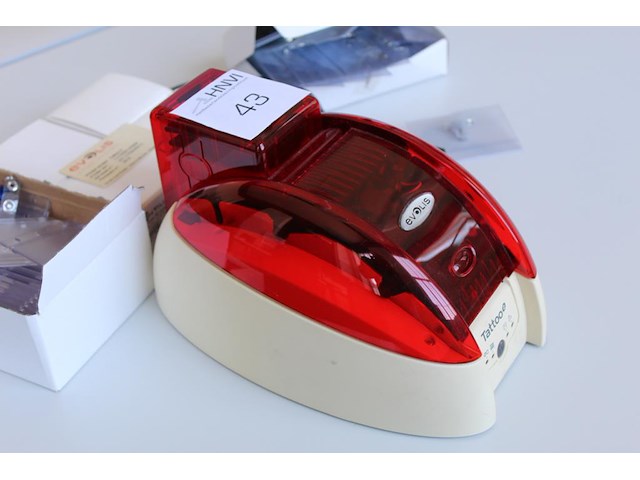 Pasjesprinter evolis model tattoo 2 met diverse pasjes en pasjes houders. - afbeelding 2 van  4