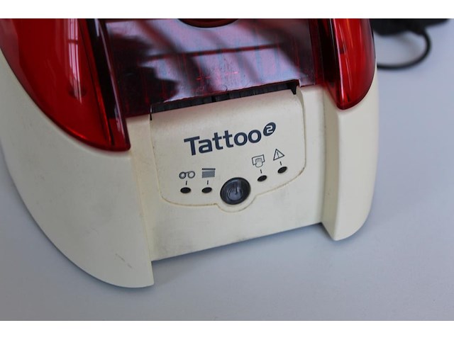 Pasjesprinter evolis model tattoo 2 met diverse pasjes en pasjes houders. - afbeelding 3 van  4