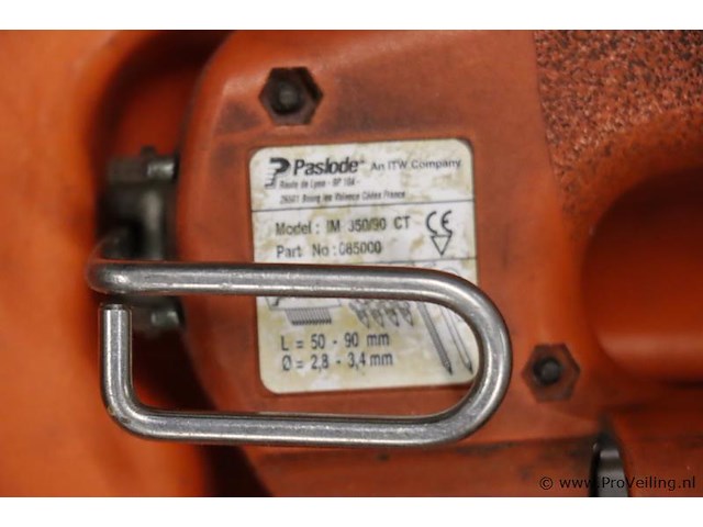 Paslode impulse accu-tacker model im 350/90 - afbeelding 3 van  8