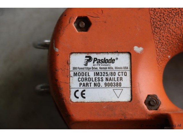 Paslode impulse accu-tacker model im325/80 - afbeelding 3 van  4