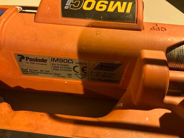 Paslode impulse im90ci tacker - afbeelding 3 van  4