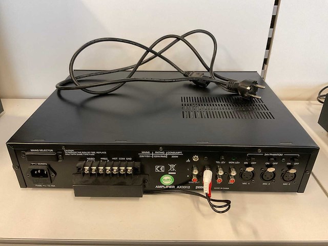 Paso ax 3300 pa- versterker - afbeelding 7 van  7