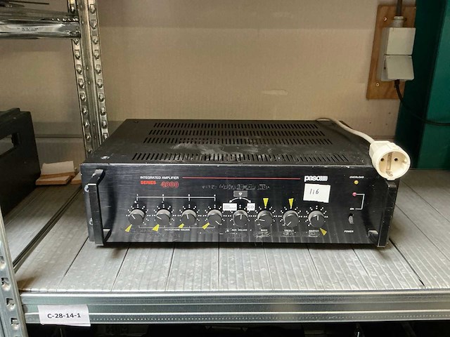 Paso series 4000 mixer versterker - afbeelding 2 van  3
