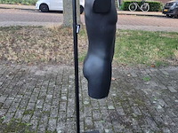 Paspop, bovenlijf op standaard, grijs/antraciet - afbeelding 4 van  4
