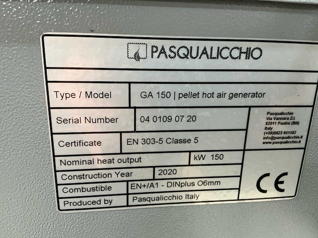 Pasqualicchio ga150 pelletkachel - afbeelding 21 van  21