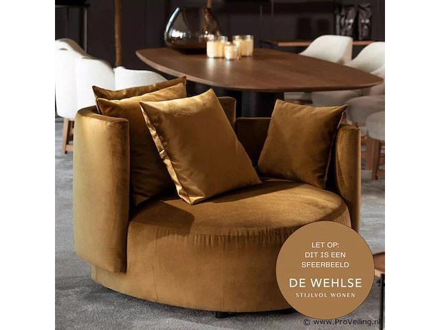 Passe partout plectrum loual lounge fauteuil - afbeelding 3 van  5