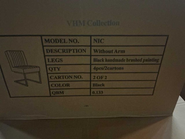 Passion for life nic eetkamerstoel (4x) - afbeelding 4 van  5