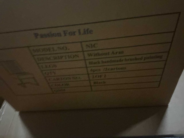 Passion for life nic eetkamerstoel (4x) - afbeelding 5 van  5