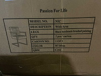 Passion for life nic eetkamerstoel (4x) - afbeelding 4 van  4