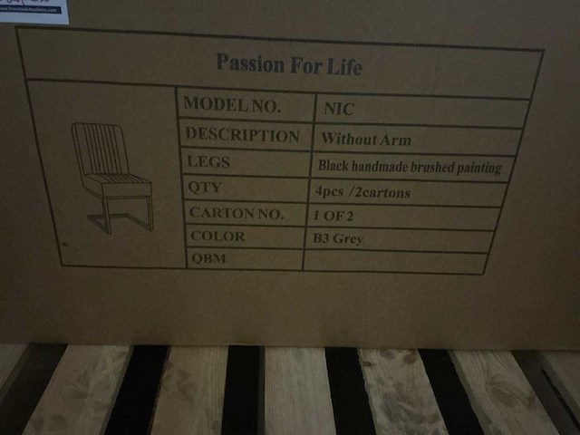 Passion for life nic eetkamerstoel (6x) - afbeelding 5 van  6